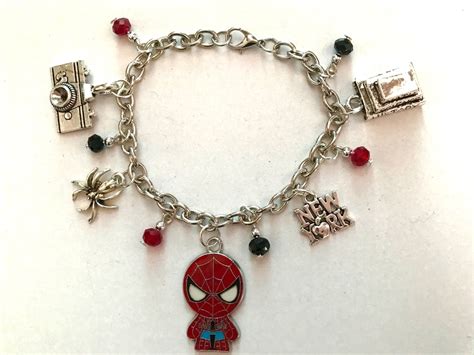 Store Details. . Spiderman charm bracelet